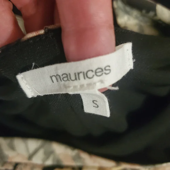 Maurices Floral Maxi Dress in Black and Soft Pink - Picture 8 of 9